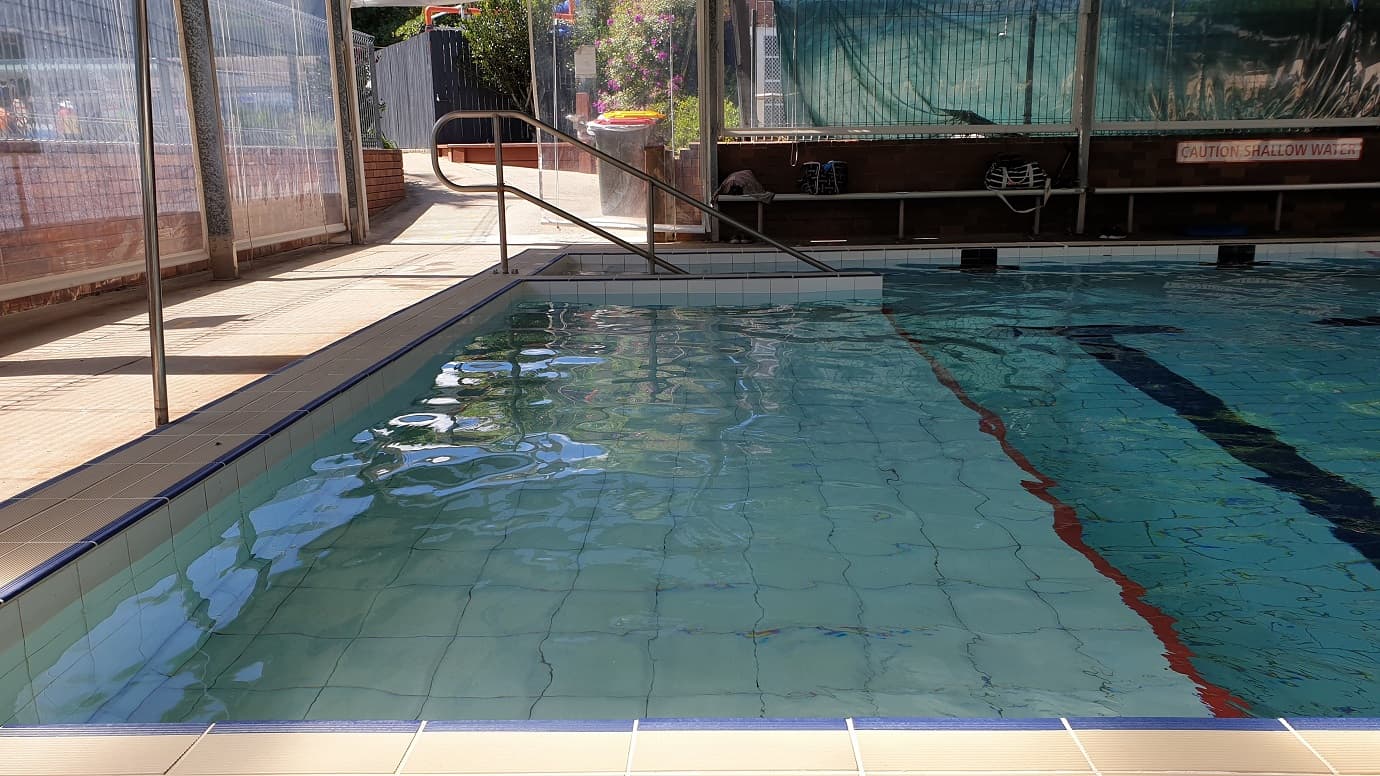 Accessible features of the 25m indoor pool include a shallow ledge underneath the pool suitable for a pool hoist and gaining initial confidence.